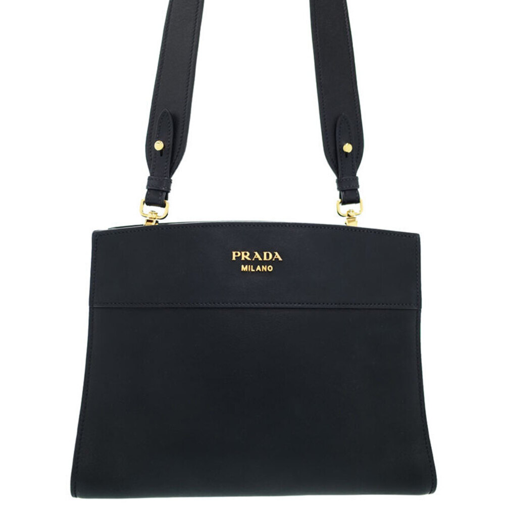 Prada Esplanade Crossbody Bag Black Saffiano Leather